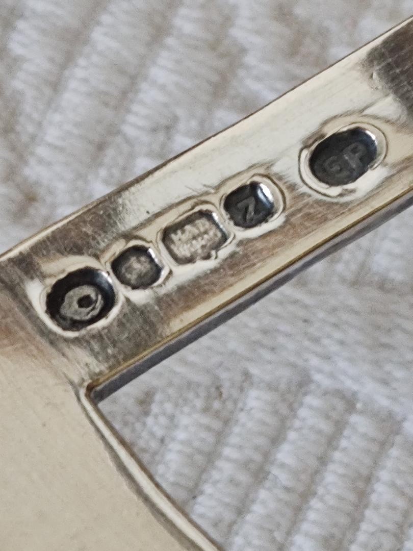 VTG ~ Toast Rack ~ Silver Plate ~ 6 Slice ~ Hallmarked Heavy ~ Letter Holder