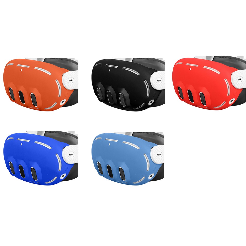Multi-colors Soft Silicone Protective Case Cover For Quest 3 	VR Glasses