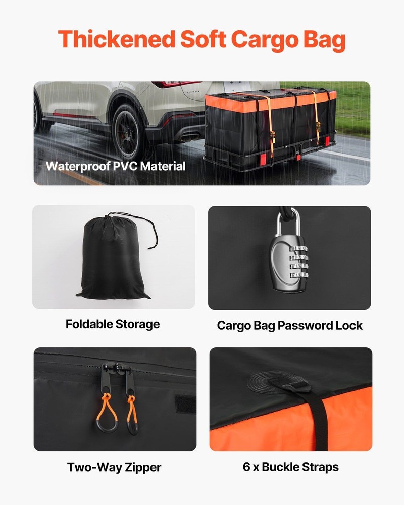 500lb 60x24x6in Enhanced Stability Cargo Frame with Quick Release