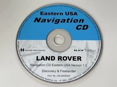 2002 2003 2004 2005 Land Rover Freelander Discovery II Navigation CD EASTERN MAP