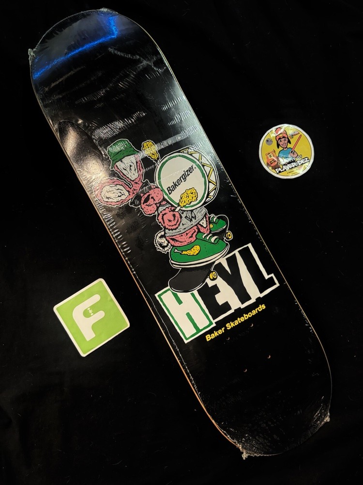 RARE Shane Heyl Bakergizer Bunny Baker Skateboard Deck Pro Model