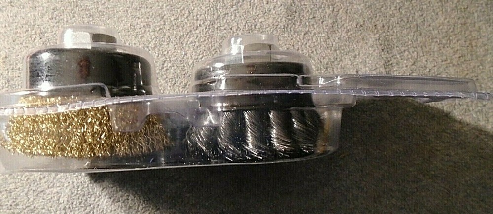 MAXIMUM Wire Cup Brush Set, 2-pcs #054-7410-4 - New in Package