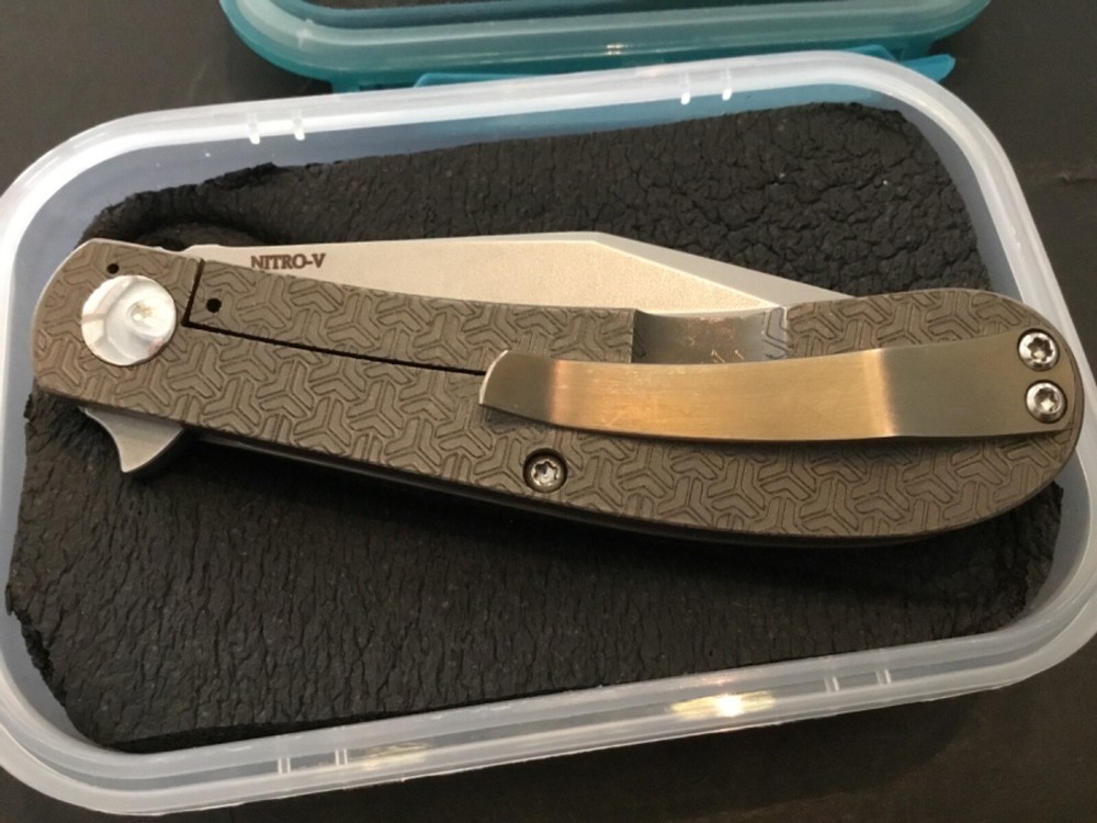 Custom Doc Shiffer Barebones Backpocket Flipper Folder Folding Knife