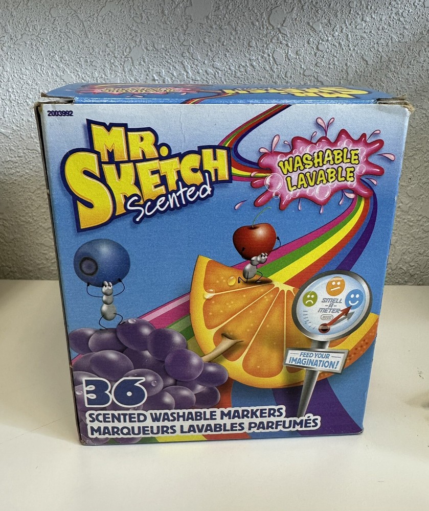 Mr. Sketch Scented Washable Markers - Classroom Pack Assorted Chisel 36 Pack NIB