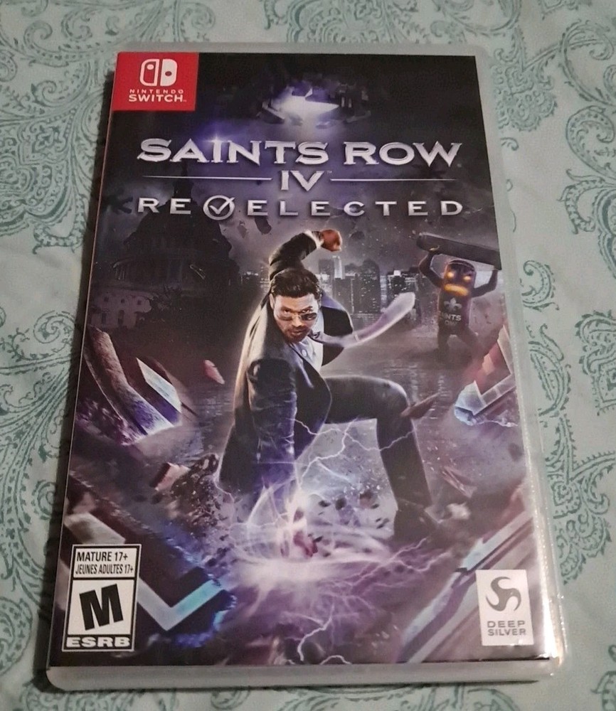 Saints Row IV Re-elected NO GAME Nintendo Switch Original Replacement CASE ONLY