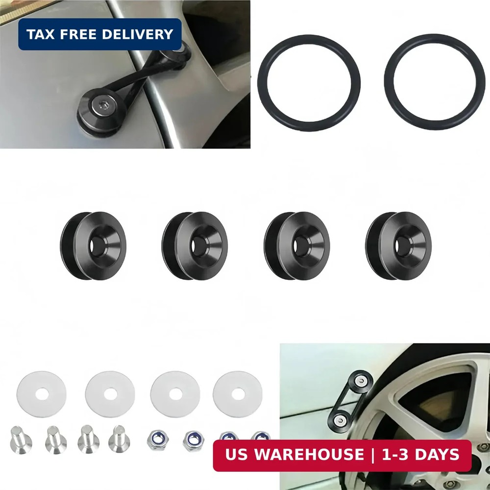 Bumper Quick Release Kit, Quick Release Trunk Front Rear Bumper，Fasteners Fender