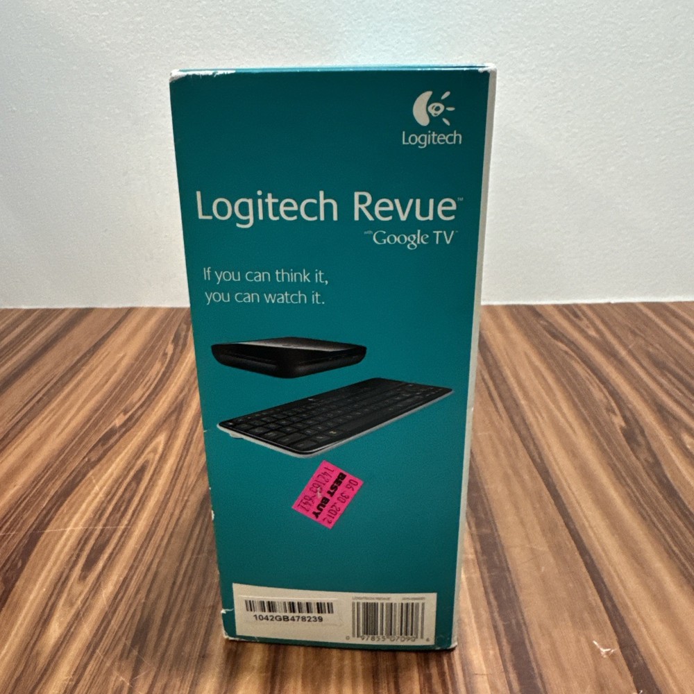Logitech Revue Digital HD Google TV Media Player Streamer Keyboard Controller