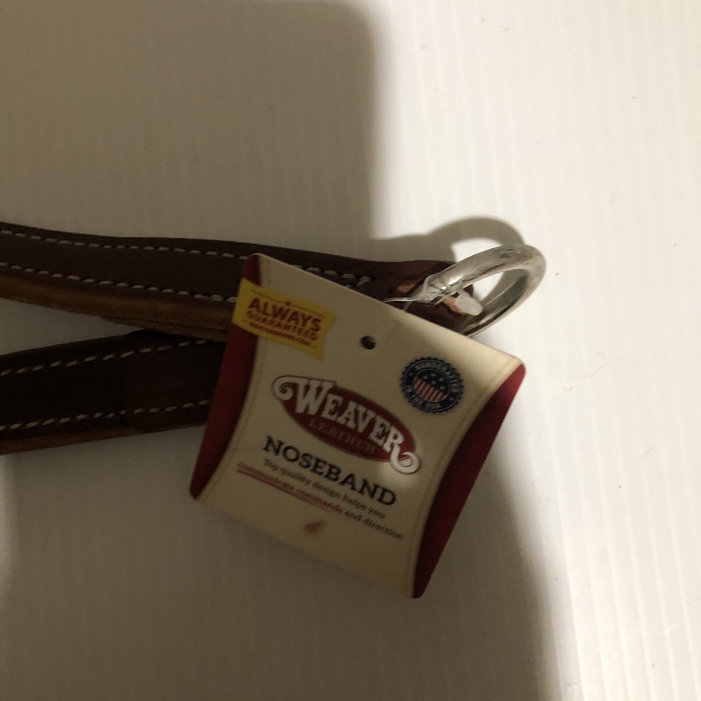 Weaver leather ring bolt nose band