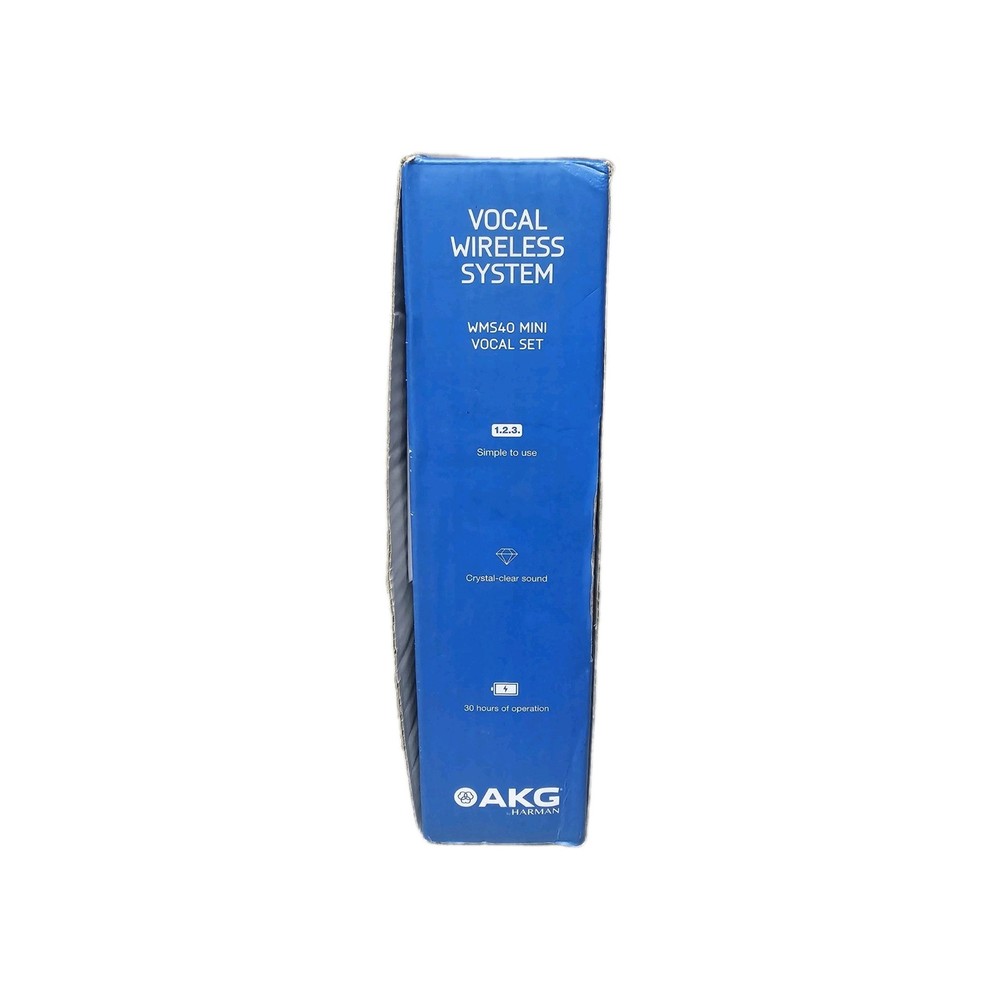 AKG WMS40 Mini Vocal Set Wireless Handheld Microphone Mic System US45C