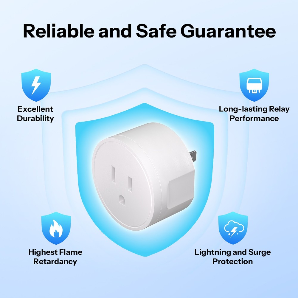 4x SONOFF Wifi Smart Plug 15A Timer Schedule Matter Smart Outlet Wireless Socket