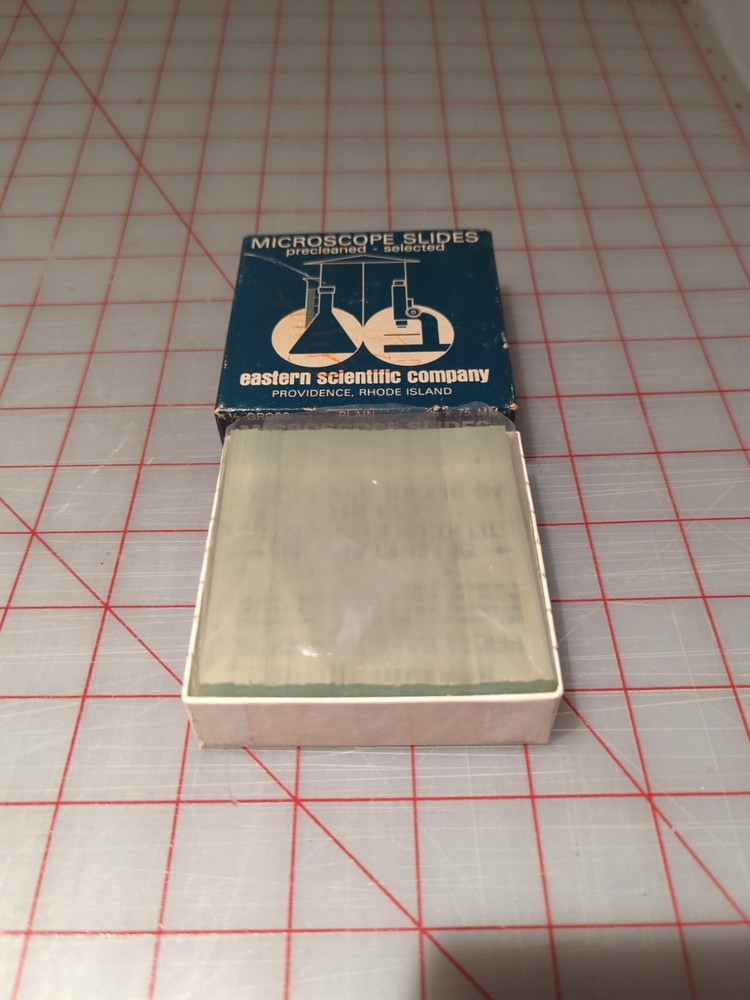 Microscope Slides Precleaned-Selected Eastern Scientific Company Vtg - S