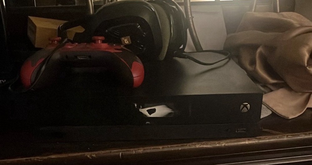 Xbox Console Bundle with Red Camo Controller and Wired Gaming Headset