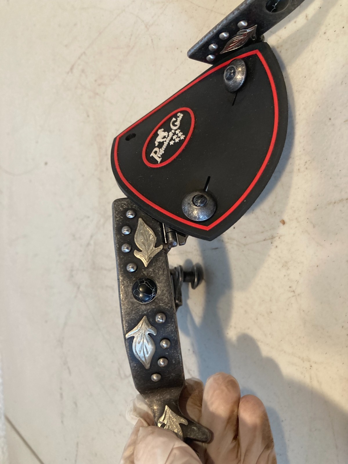 Professional's Choice Lady Floral Silver Mounted Western Show Spurs ~ PCSP-130