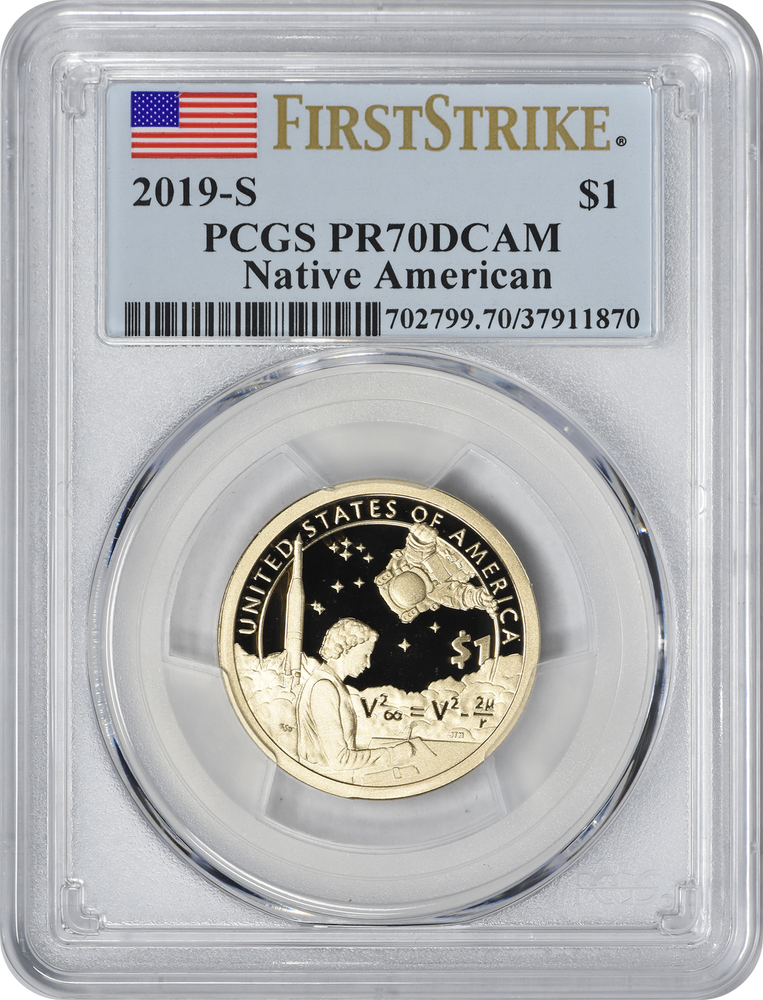 2019-S Sacagawea Native American Dollar PR70DCAM PCGS First Strike