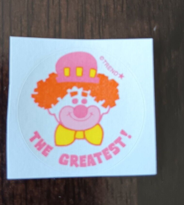 Trend Scratch & Sniff Stickers Retro 80s Reproduction Choose- Various Designs