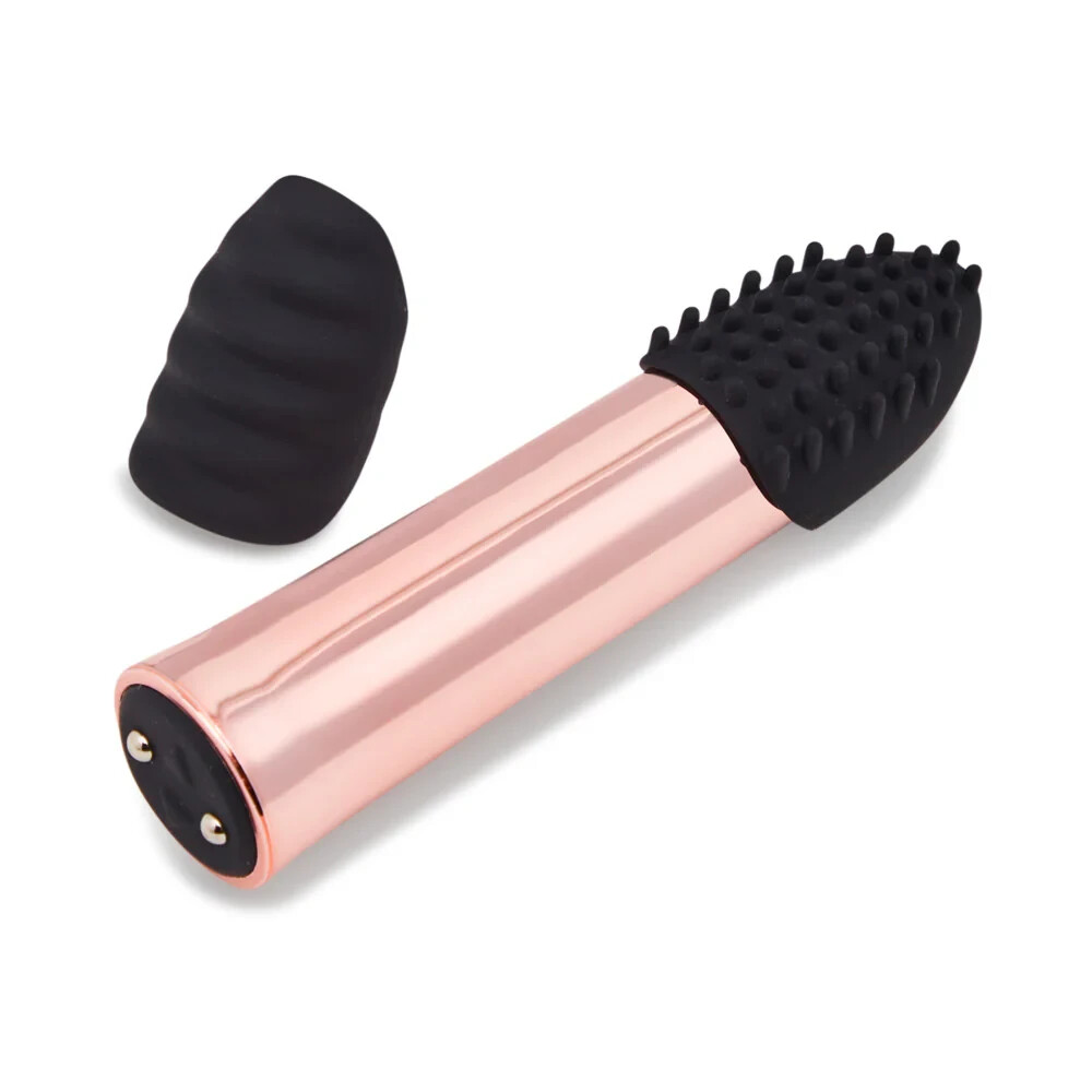 Sensuelle Point Plus 20 Function Rechargeable Bullet Vibe & Silicone Tips