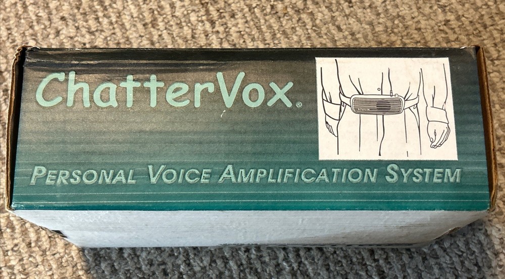 ChatterVox Model 100 Voice Speech Amplifier Tested & Working