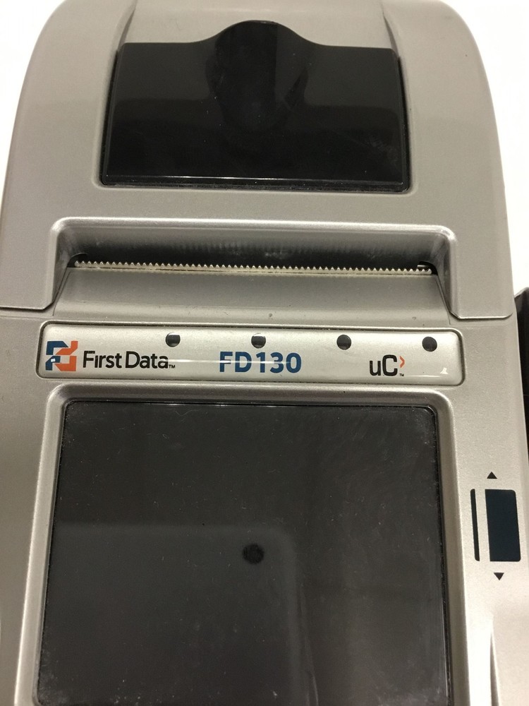 5x FIRST DATA FD130 Credit Card Terminal Chip Reader No Ac Adapter WORKING QTY
