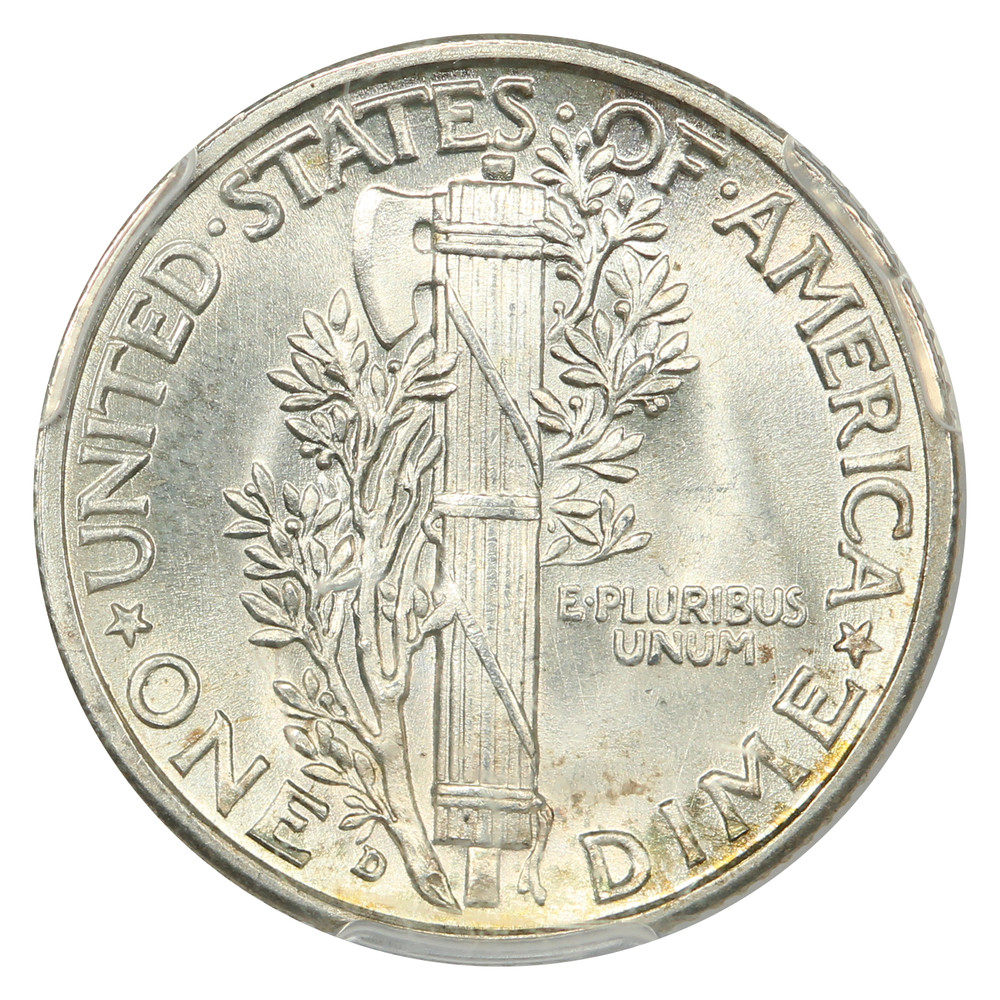 1939-D 10C PCGS MS66 - Mercury Dime