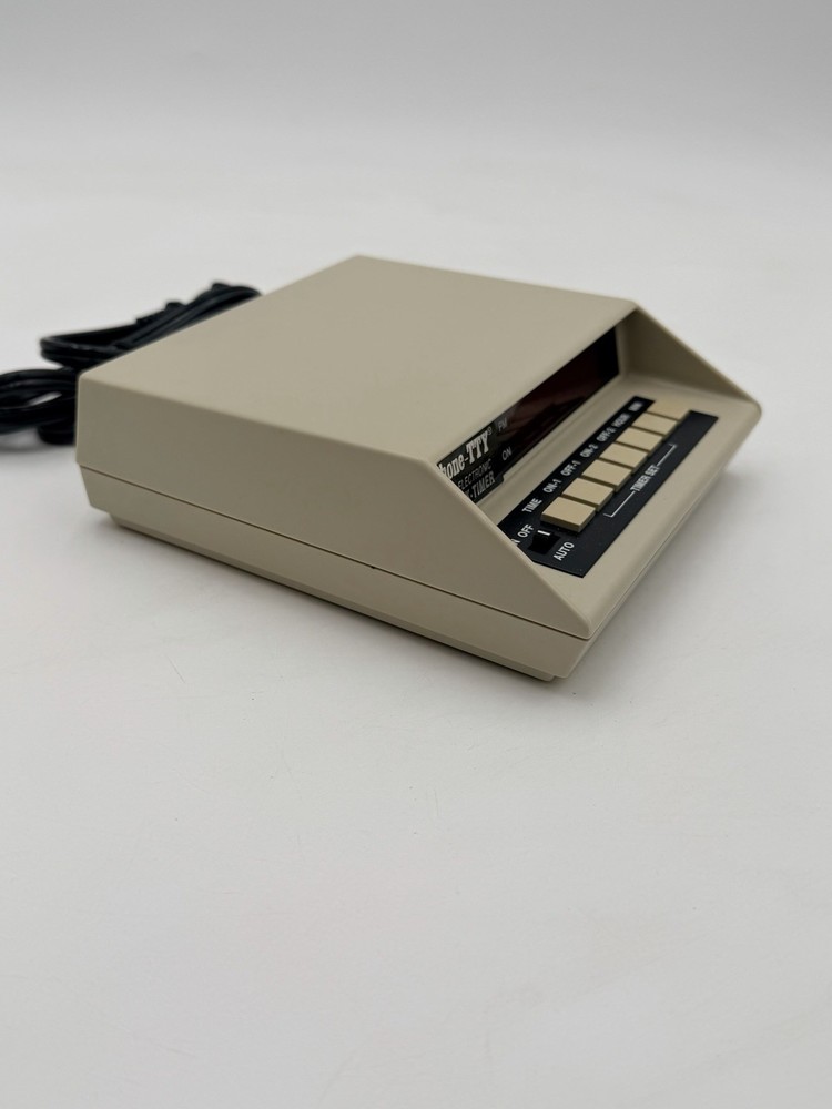 Vintage Phone TTY WC-1 Electronic Clock Timer LED Display W Box Instructions NOS
