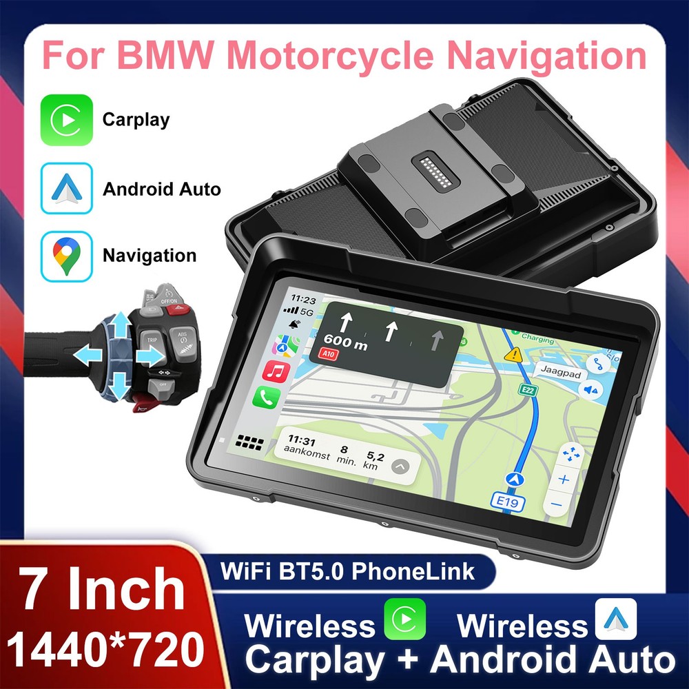 for BMW Motorcycle CarPlay,Data Reading, Native Wonder, TPMS, Light Sensor