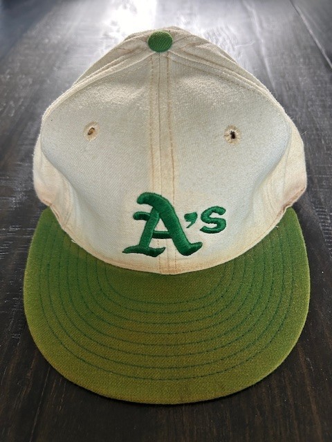1972-74 Oakland A's World Series Champions Game Used Coaches Hat Jerry Adair #41