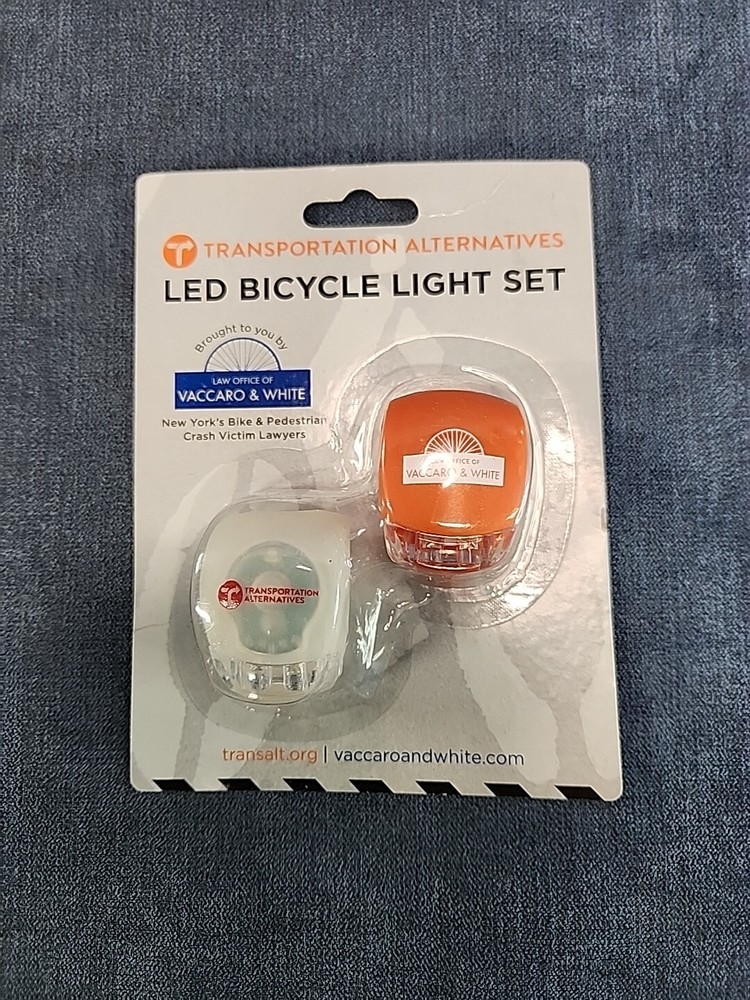 Transportation Alternatives Led Bicycle Light Set NEW mABX
