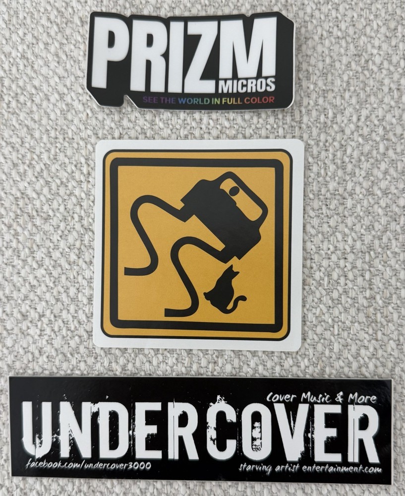 Lot of 3 Sticker Decals