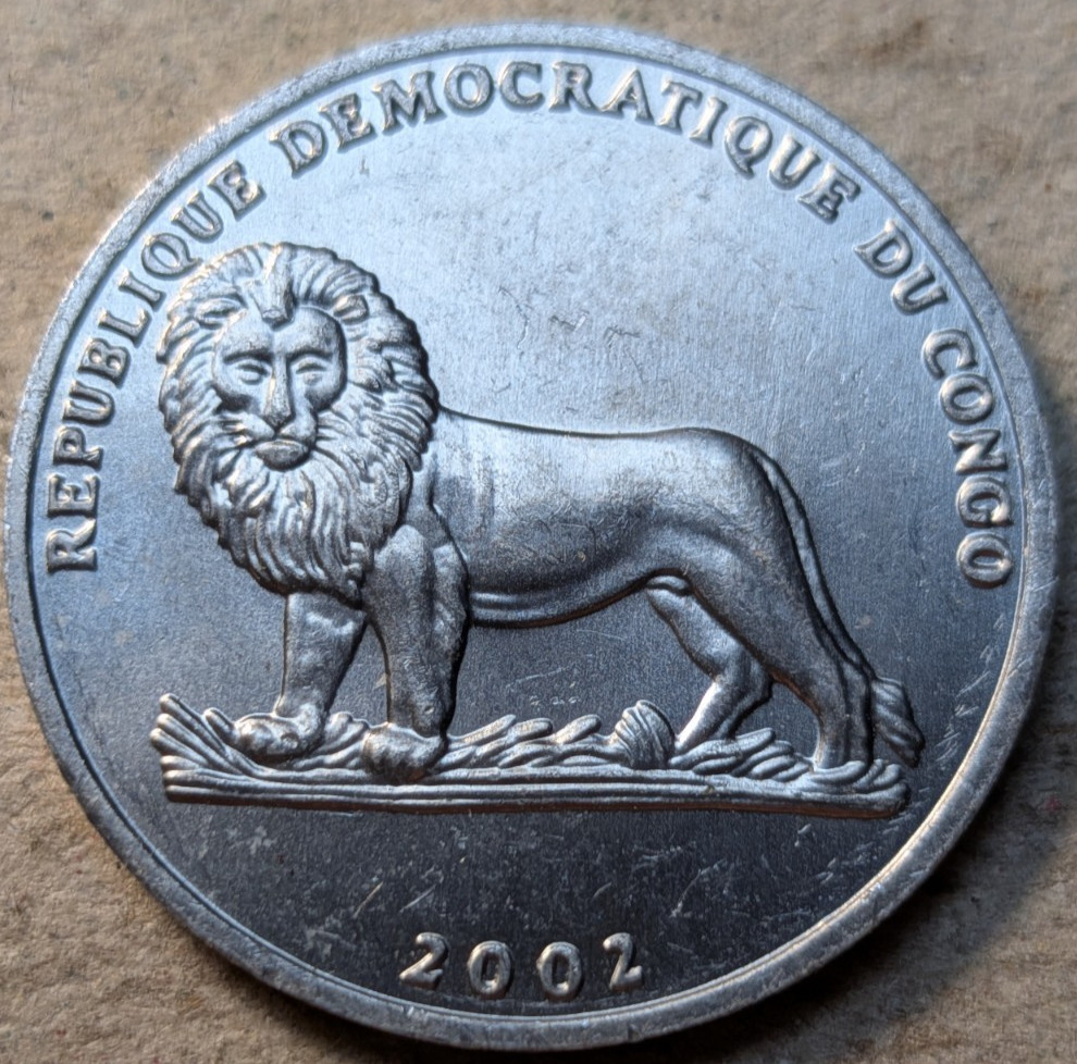 Congo 25 centimes 2002 Ram