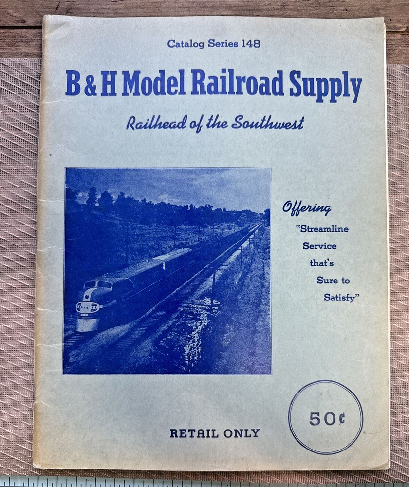 1948 B&W Model Railroad Equipment & Supplies Catalog