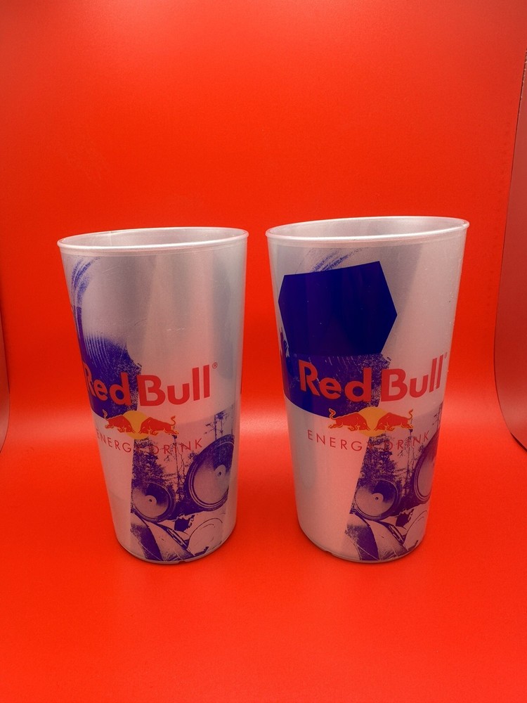 Red Bull Plastic Cup - 12oz - 2pk