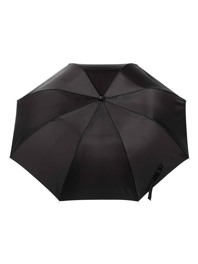 Totes Recycled Canopy Auto Open Umbrella Black