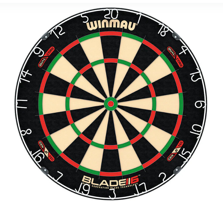 Winmau Blade 6 Dual Core Dartboard – 6th Generation Technology