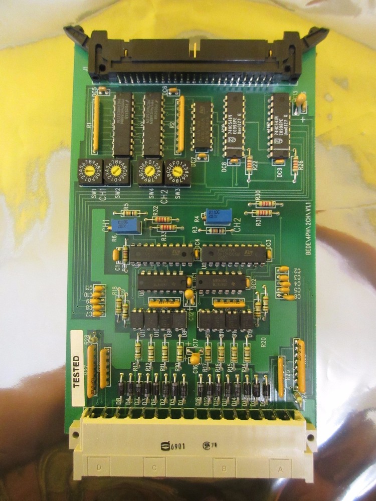 Bede Scientific Instruments BEDE\4PH\2CH\V1.1 Processor Board PCB Card Used