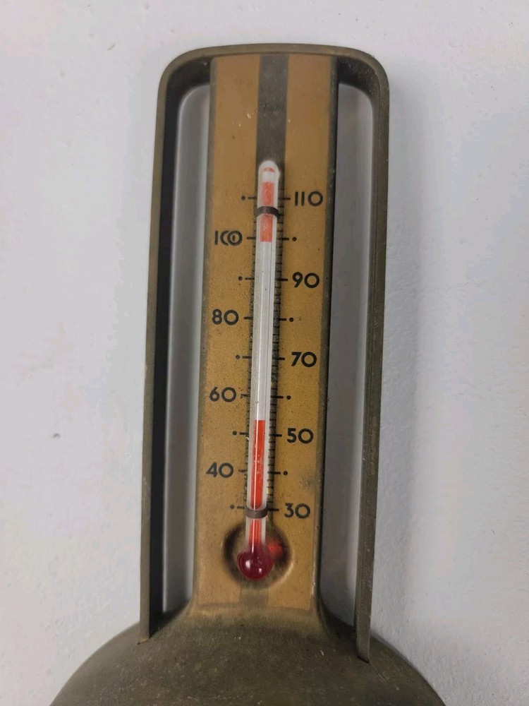Vintage Taylor Barometer Brass - Adjustable Altitude Setting