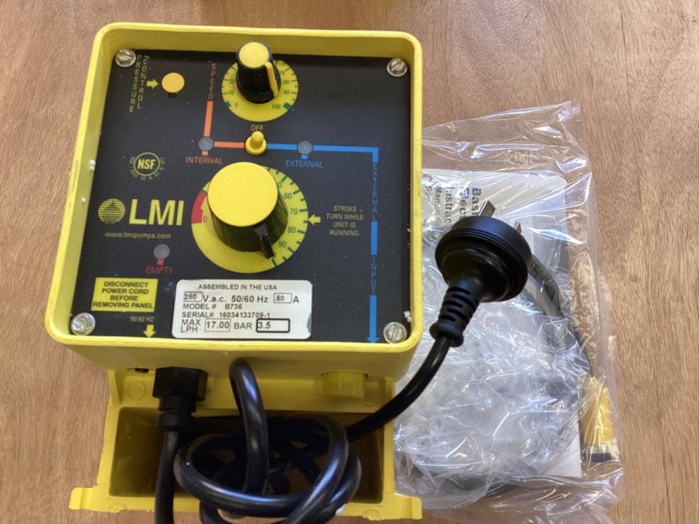 LMI B736 Electronic Controlled Metering Pump - 250VAC