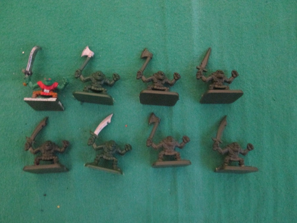 8 X GOBLINS - 1990 ORIGINAL MB GAMES - HERO QUEST