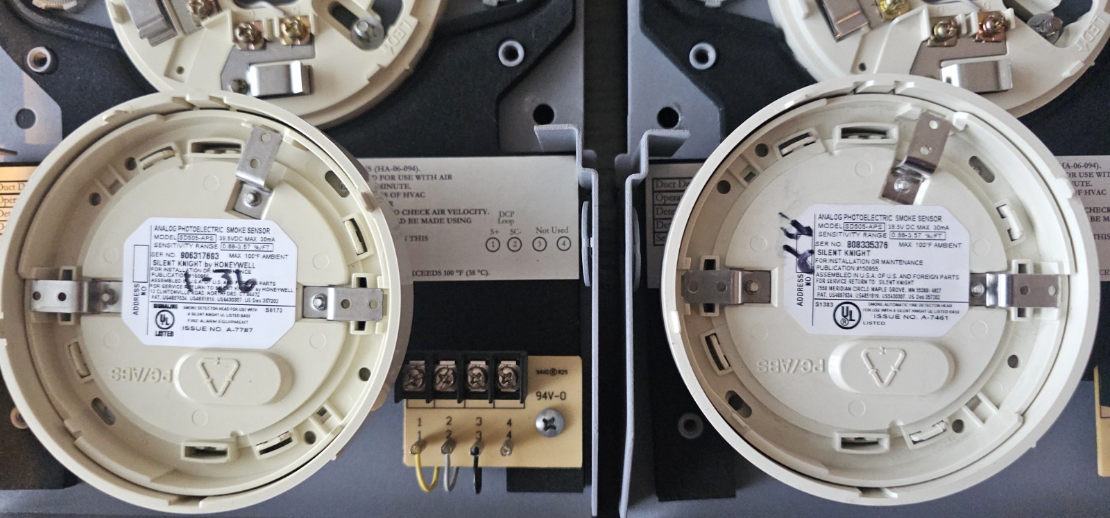 SILENT KNIGHT SD505-DUCT INTELLIGENT DUCT SMOKE DETECTOR