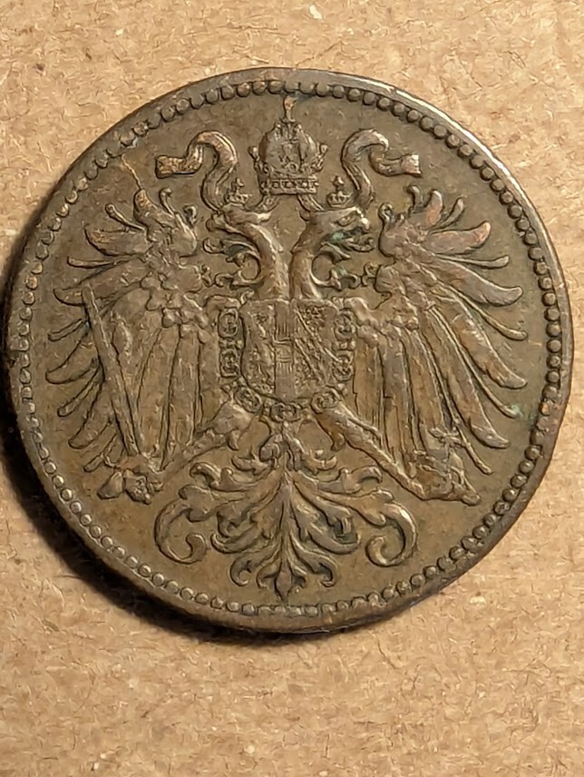 1903 Austria 2 Heller