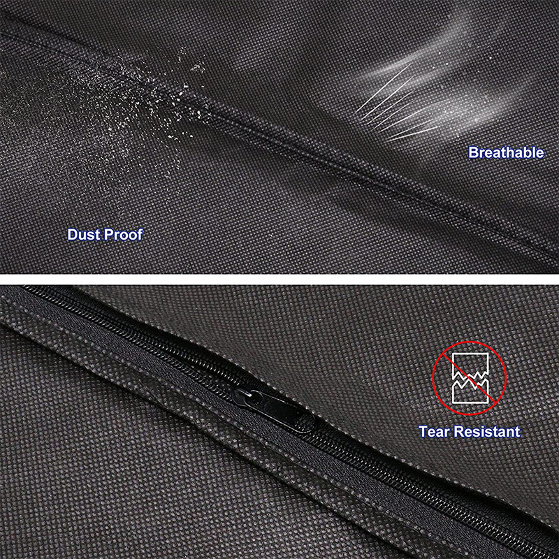 Travel Suit Bag Garment Bag Long Dress Black for Hanging Clothes Carrier Cover