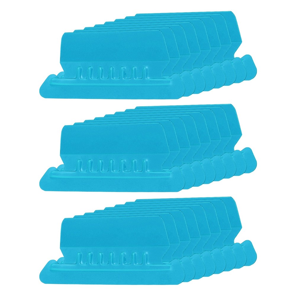 3" File Folder Labels, 24pcs File Folder Tabs with Inserts Labels, Blue Slot