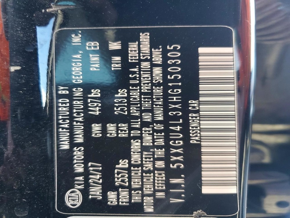 GLOVE BOX OEM 2017 KIA OPTIMAKIA