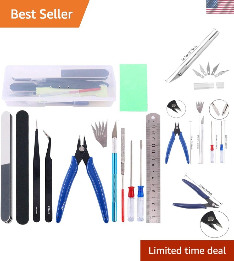 16Pcs Tools Kits Gunpla Tool Set Model Kit Tool Modeler Tools Bandai Tool Kit...