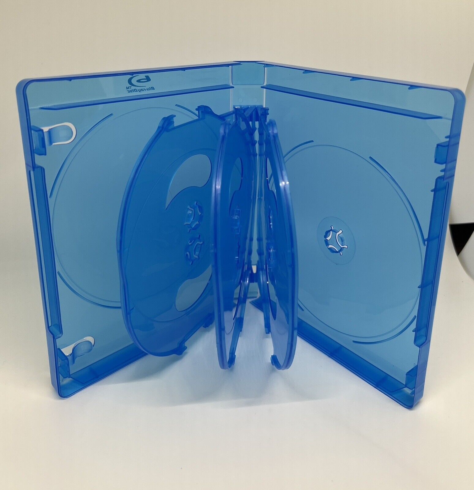 NEW 24MM BLU-RAY 10-DISC CASE WITH BLURAY LOGO, SLEEVE, BRBL2410 (M24F)