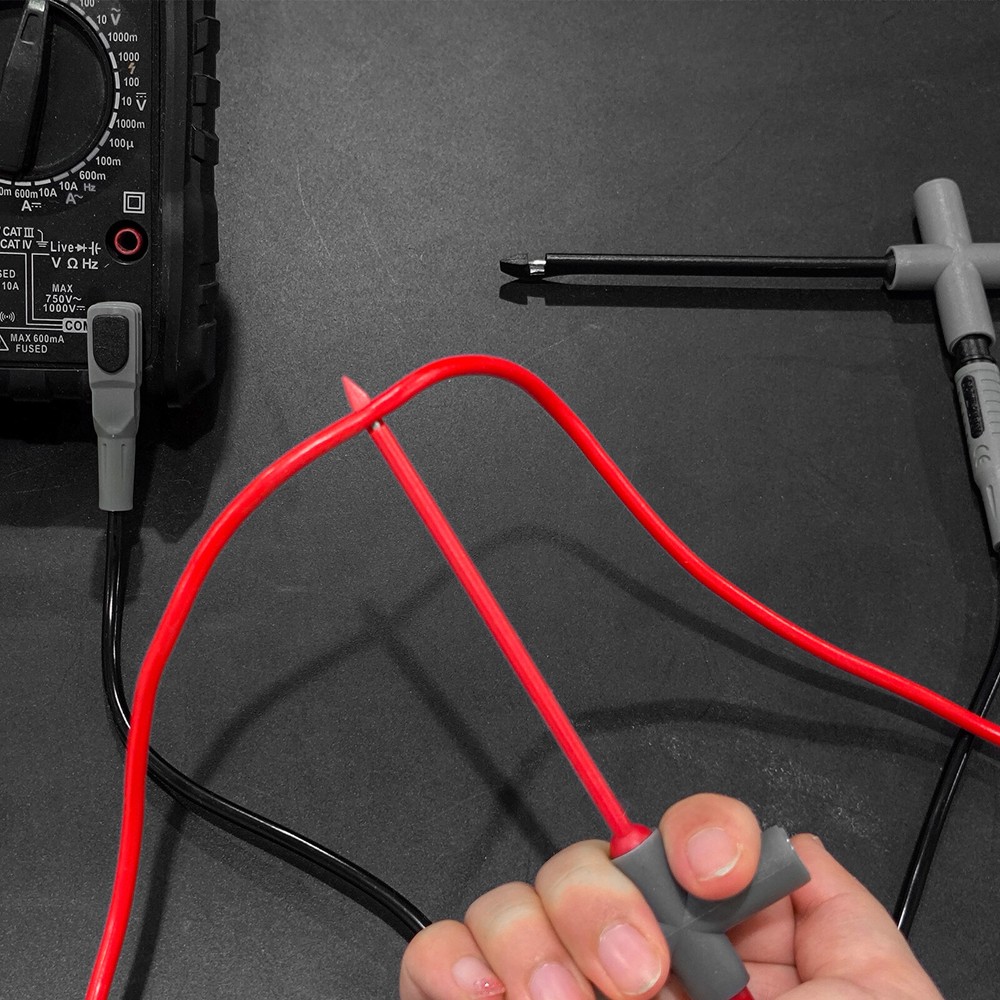 Multimeter Test Lead Kit with 4mm Banana Plug & Piercing Probe