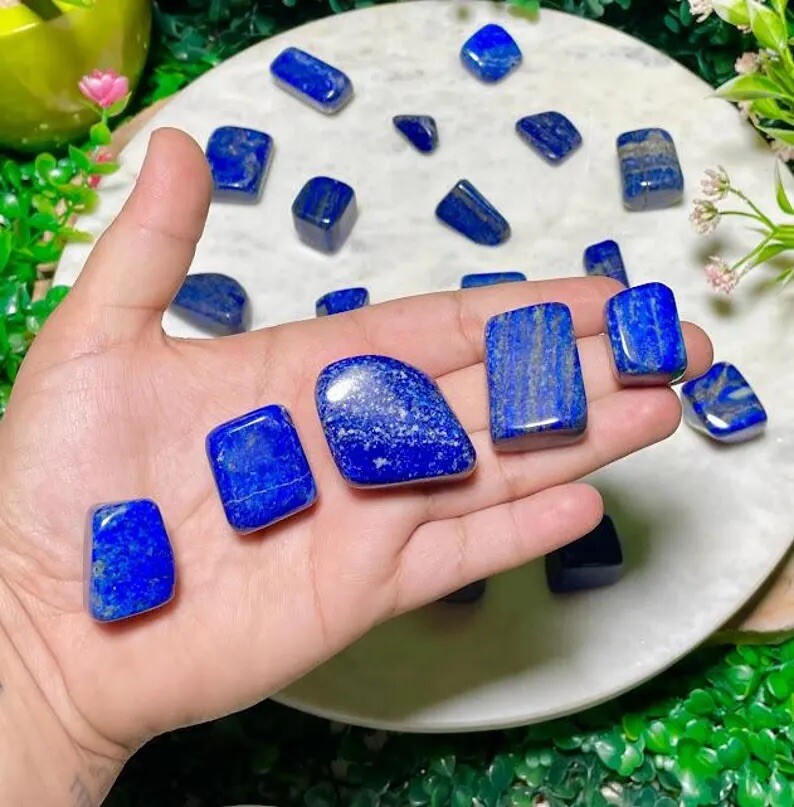 1pc Lapis Lazuli Tumble Stones Healing Crystal