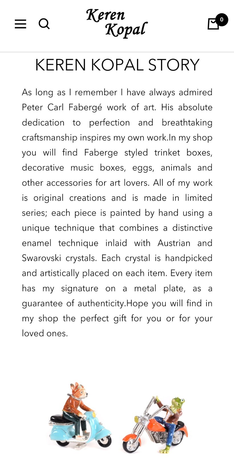 Keren Kopal Collectible Trinket Box 2016 Collection Guitar Playing Fro G3D