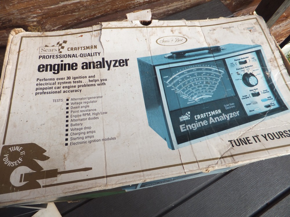 Sears Craftsman Professional Quality Engine 30 Test Analyzer, 28-21040 Untested