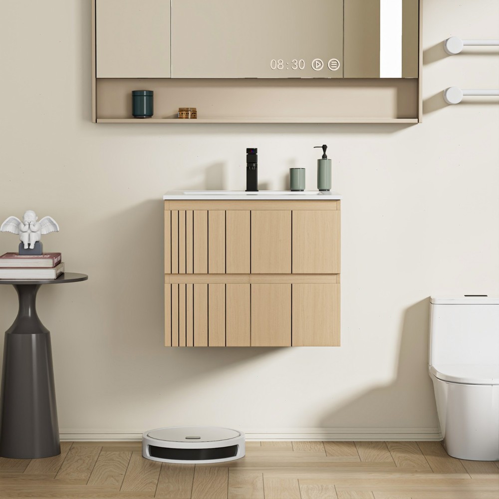 Wall Mounted Bathroom Vanity With Sink