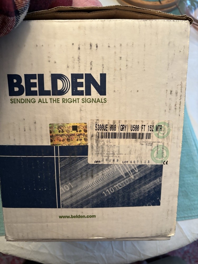 BELDEN COMMUNICATION CABLE 5300UE 008